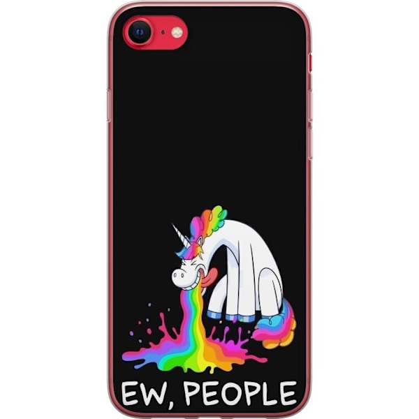 Apple iPhone SE (2022) Gennemsigtig cover EW People Unicorn