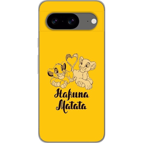 Google Pixel 8 Läpinäkyvä kuori Hakuna Matata