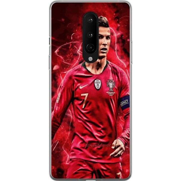 OnePlus 8 Genomskinligt Skal Ronaldo Skills – CR7 Design för Äkta Supporters
