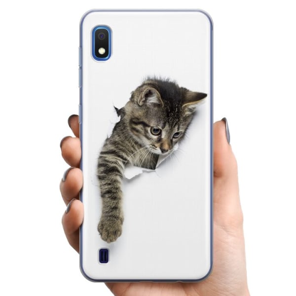 Samsung Galaxy A10 TPU Mobildeksel Katt