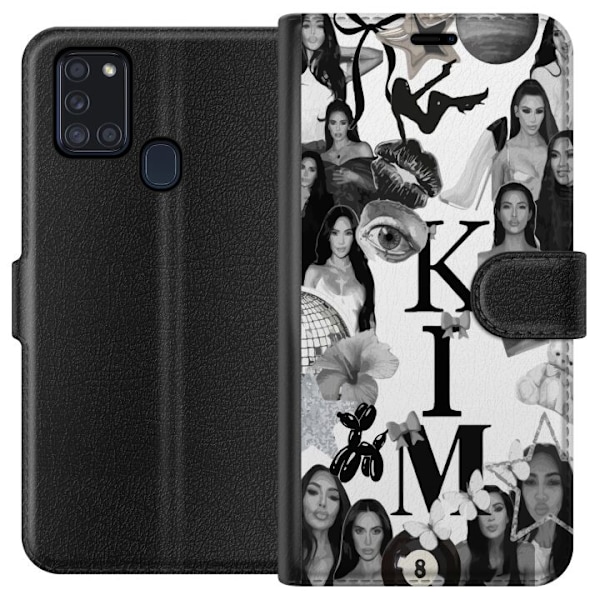Samsung Galaxy A21s Tegnebogsetui Kim Kardashian – Aesthetic Look 2025
