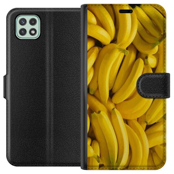 Samsung Galaxy A22 5G Plånboksfodral Banana Pattern – lekfu