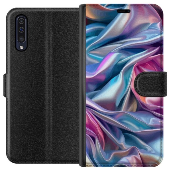 Samsung Galaxy A50 Plånboksfodral Skimrande silke