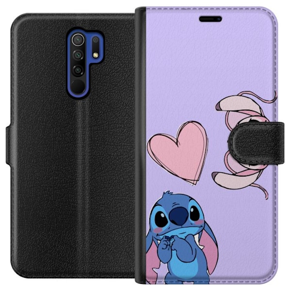 Xiaomi Redmi 9 Lompakkokotelo Stitch Mode