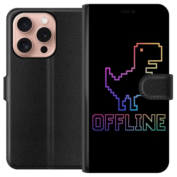 Apple iPhone 16 Pro Lommeboketui Offline Dinosaur