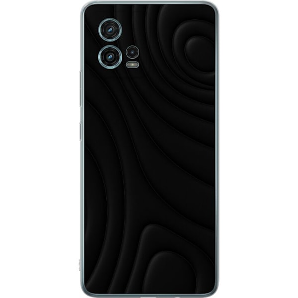 Motorola Moto G72 Läpinäkyvä kuori Tummat Aallot