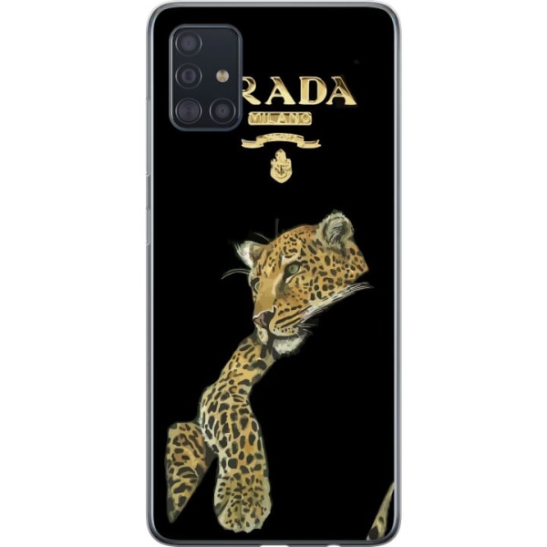 Samsung Galaxy A51 Gennemsigtig cover Prada Leopard