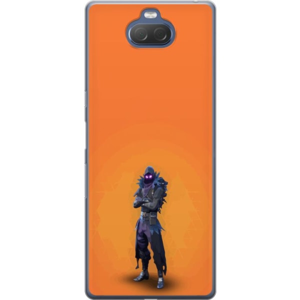 Sony Xperia 10 Gennemsigtig cover Fortnite - Raven