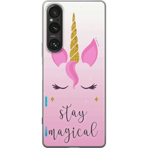 Sony Xperia 1 V Genomskinligt Skal Unicorn Face