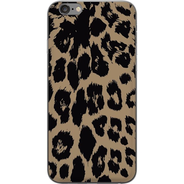 Apple iPhone 6s Plus Gennemsigtig cover Leopard