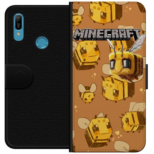 Huawei Y6 (2019) Tegnebogsetui Minecraft Bi
