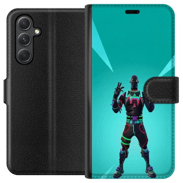 Samsung Galaxy A05s Tegnebogsetui sort ridder fortnite