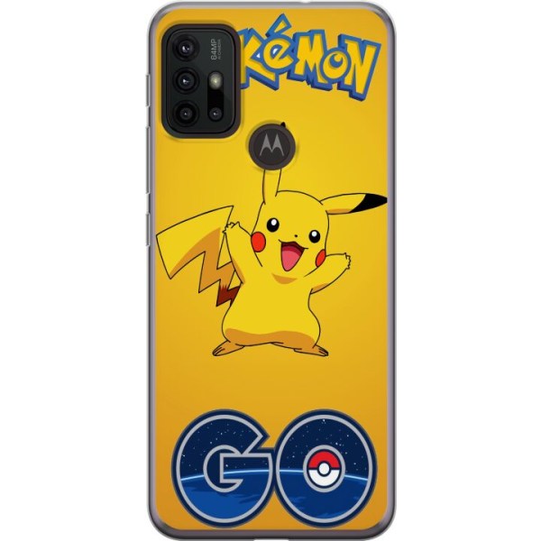 Motorola Moto G30 Gennemsigtig cover Pokemon