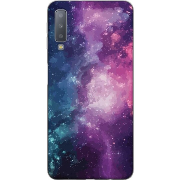 Samsung Galaxy A7 (2018) Genomskinligt Skal Nebula
