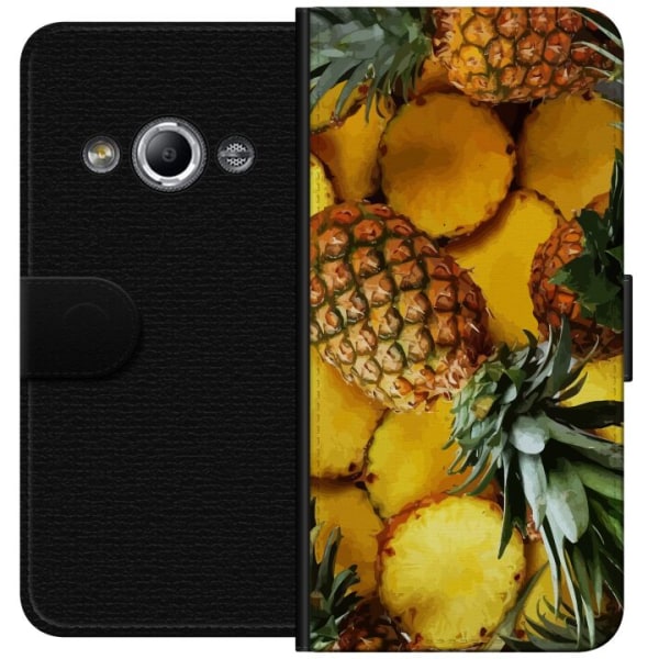 Samsung Galaxy Xcover 3 Plånboksfodral Tropisk Frukt