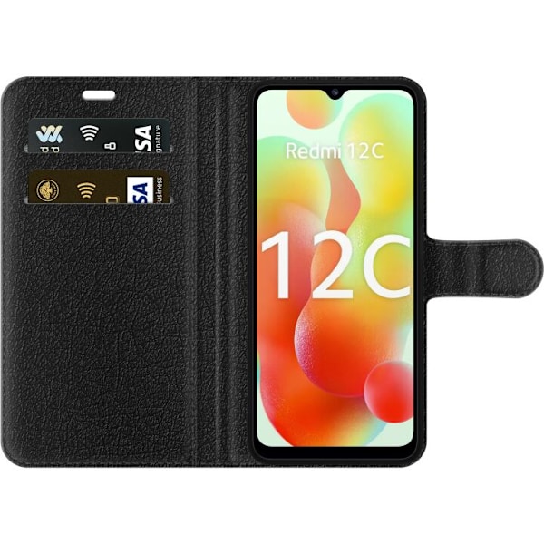 Xiaomi Redmi 12C Plånboksfodral Round Bear