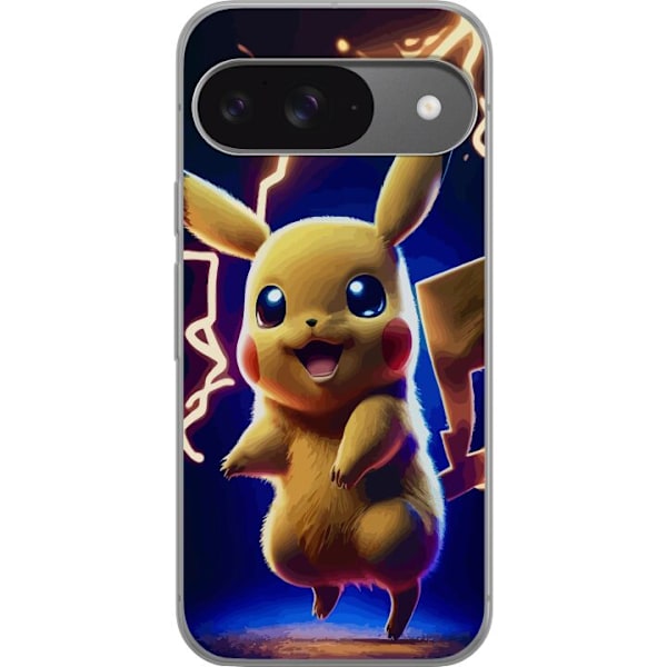 Google Pixel 9 Gennemsigtig cover Pikachu