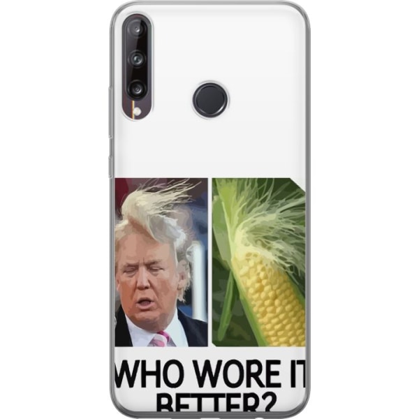 Huawei P40 lite E Gennemsigtig cover Trump