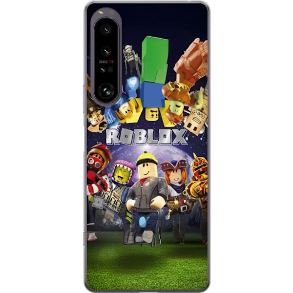 Sony Xperia 1 IV Gennemsigtig cover Roblox Verden - Gaming Eve