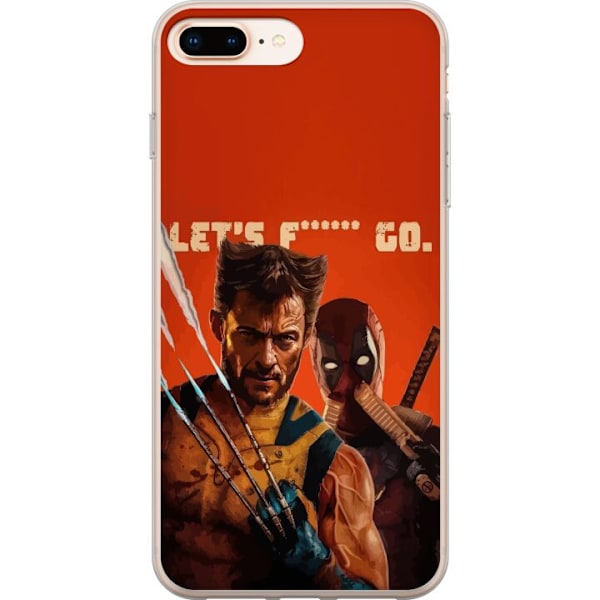 Apple iPhone 8 Plus Genomskinligt Skal Deadpool & Wolverine