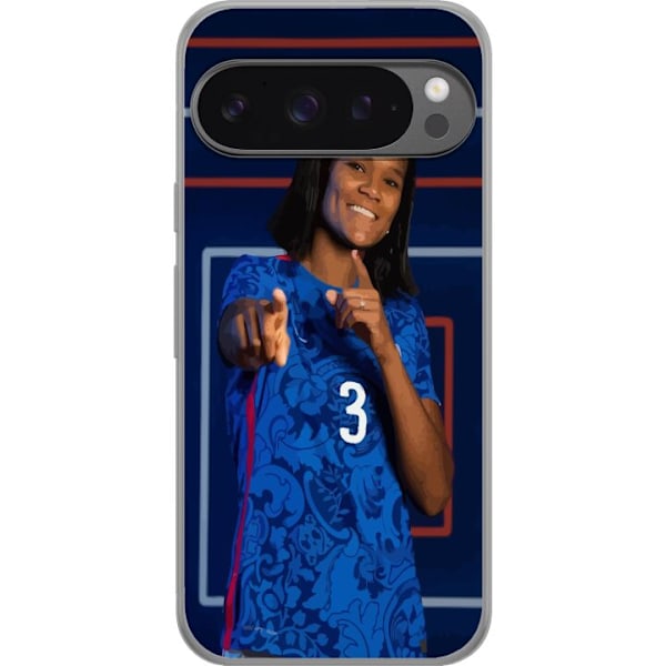 Google Pixel 9 Pro XL Läpinäkyvä kuori Wendie Renard (Lyon)