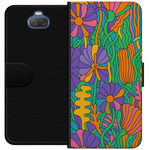 Sony Xperia 10 Plus Tegnebogsetui Farveeksplosion