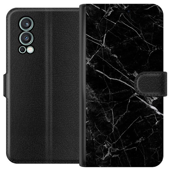 OnePlus Nord 2 5G Lompakkokotelo Marmori