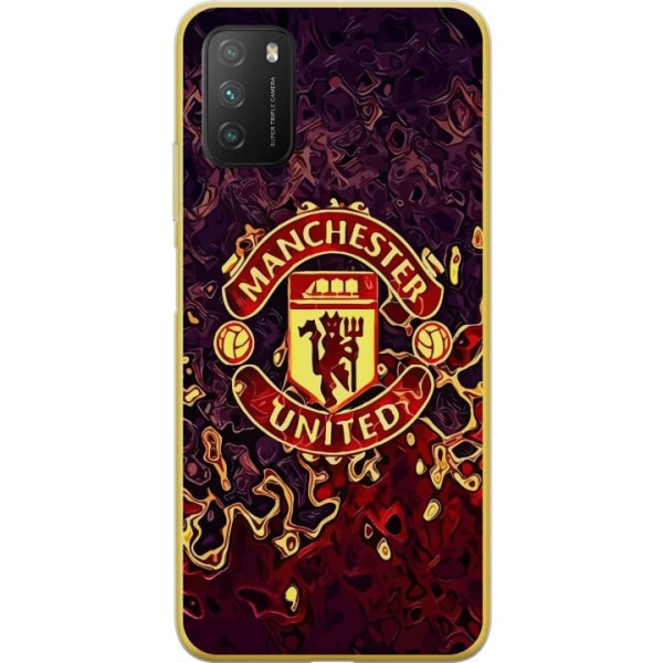 Xiaomi Poco M3  Läpinäkyvä kuori Manchester United