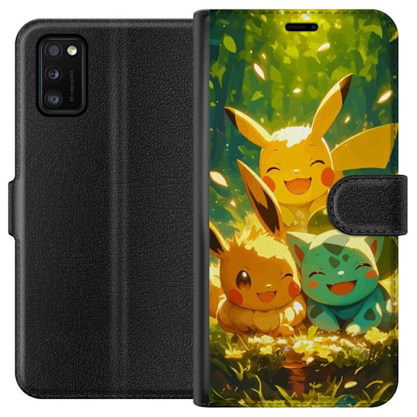 Samsung Galaxy A41 Lompakkokotelo Pixelmonster pelityyli - vä