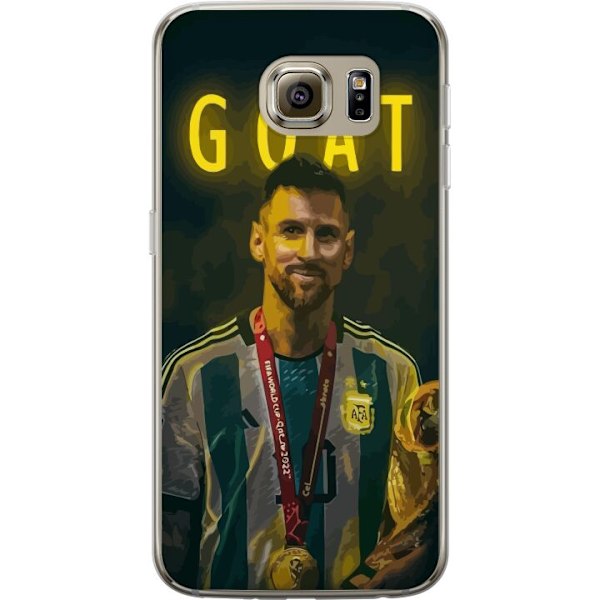 Samsung Galaxy S6 Läpinäkyvä kuori Vuohi Messi