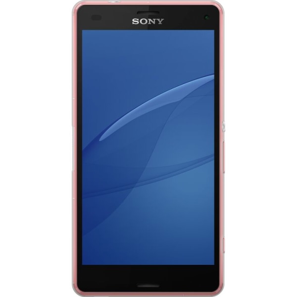Sony Xperia Z3 Compact Gjennomsiktig deksel Pink