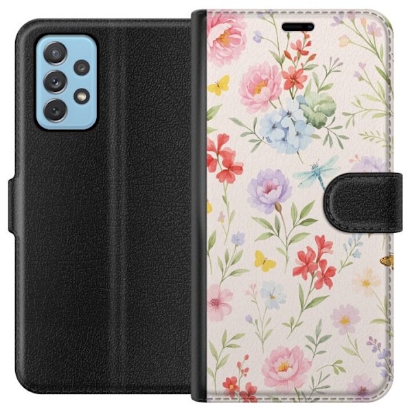 Samsung Galaxy A52 5G Plånboksfodral Blommor