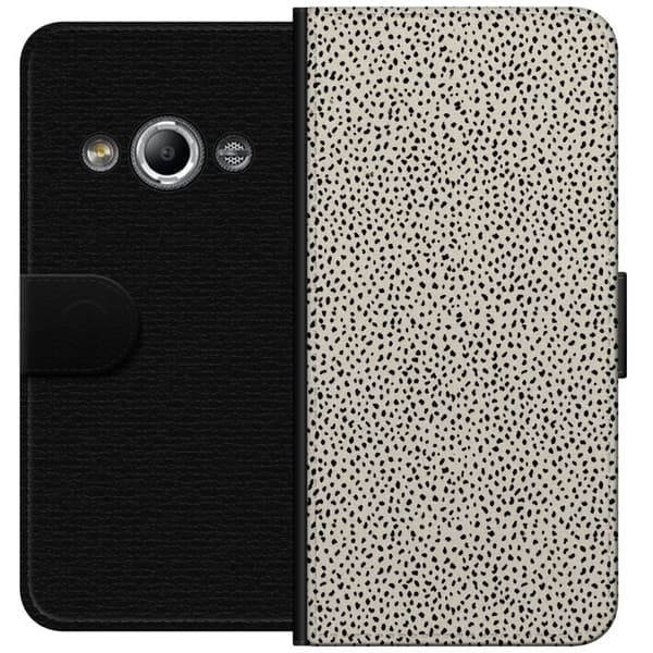 Kompatibel Tegnebogsetui til Samsung Galaxy Xcover 3 Beige minileopard beige