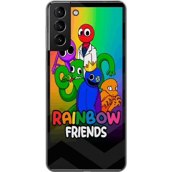 Samsung Galaxy S21+ 5G Gennemsigtig cover Rainbow Venner