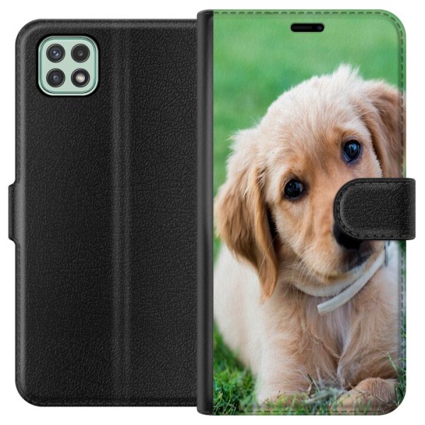 Samsung Galaxy A22 5G Plånboksfodral Hund