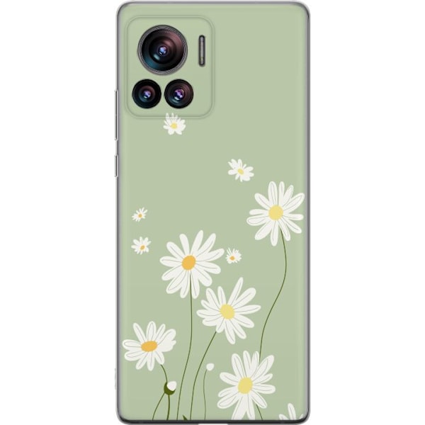 Motorola Edge 30 Ultra Genomskinligt Skal Prästkragar – blo