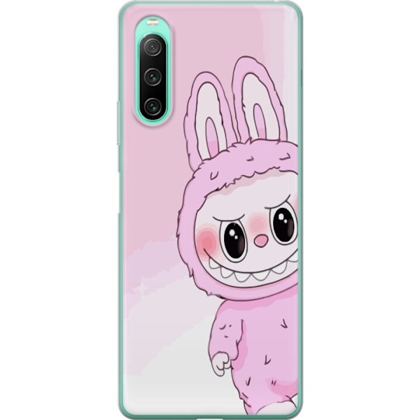 Sony Xperia 10 IV Genomskinligt Skal Labubu Bunny Series