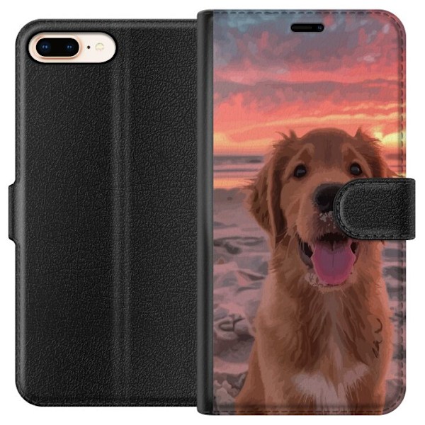 Apple iPhone 7 Plus Tegnebogsetui Hund