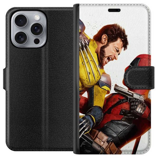 Apple iPhone 16 Pro Max Tegnebogsetui Deadpool & Wolverine