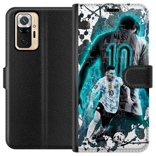 Xiaomi Redmi Note 10 Pro Plånboksfodral Messi