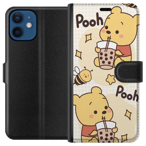 Kompatibelt Plånboksfodral till Apple iPhone 12 mini Nalle Puh