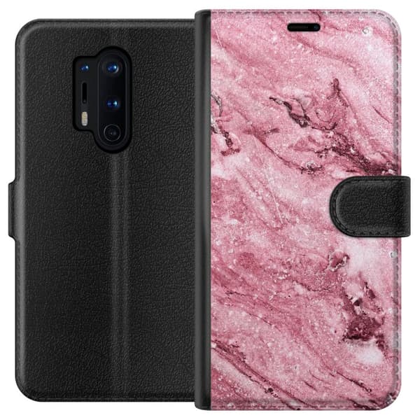 Kompatibelt Plånboksfodral till OnePlus 8 Pro Rosa