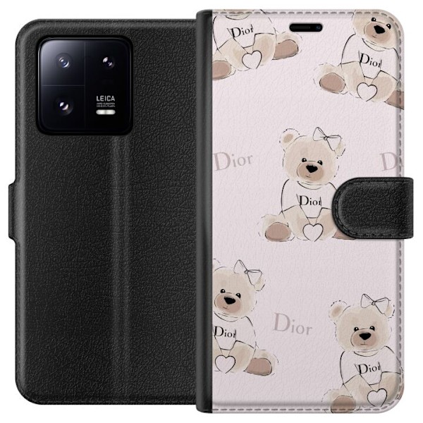 Xiaomi 13 Pro Lompakkokotelo Teddy Dior Vibes - ylellinen nalle muotityyliin