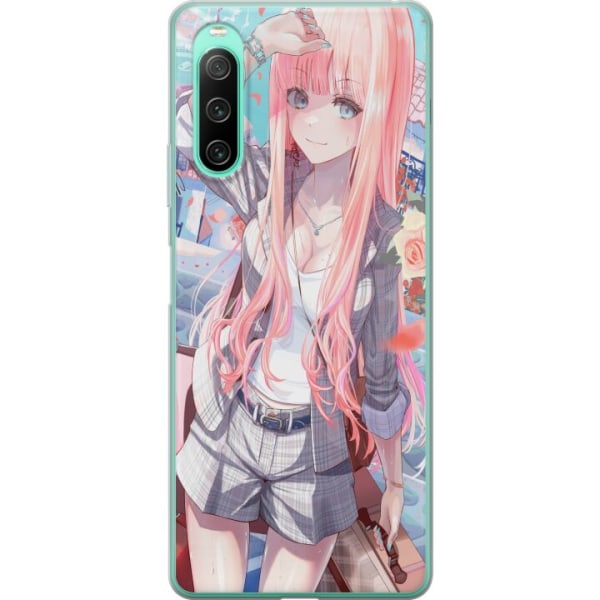 Sony Xperia 10 IV Skal / Mobilskal - Anime girl cute