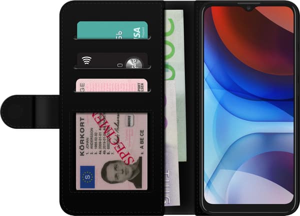 Kompatibelt Lommeboketui til Motorola Moto E7 Power Blå elgitarr blå