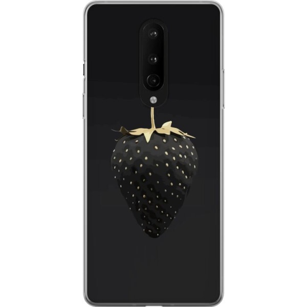 OnePlus 8 Gennemsigtig cover Luksus Jordbær