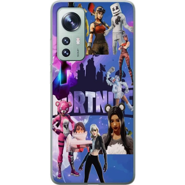 Xiaomi 12 Gennemsigtig cover Fortnite