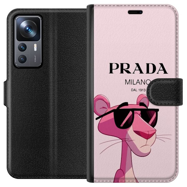 Xiaomi 12T Lommeboketui Prada Rosa Panteren