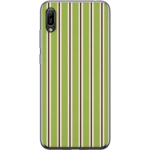 Kompatibelt Mobildeksel til Huawei Y6 Pro (2019) Matcha Stripe grønn