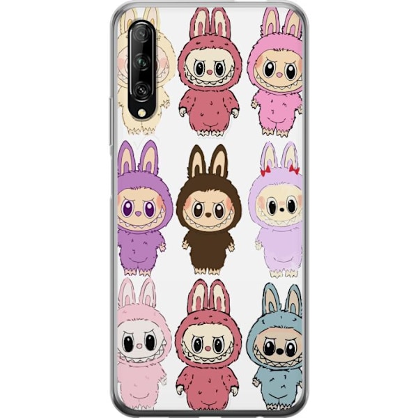 Huawei P smart Pro 2019 Läpinäkyvä kuori Labubu Pink Monste